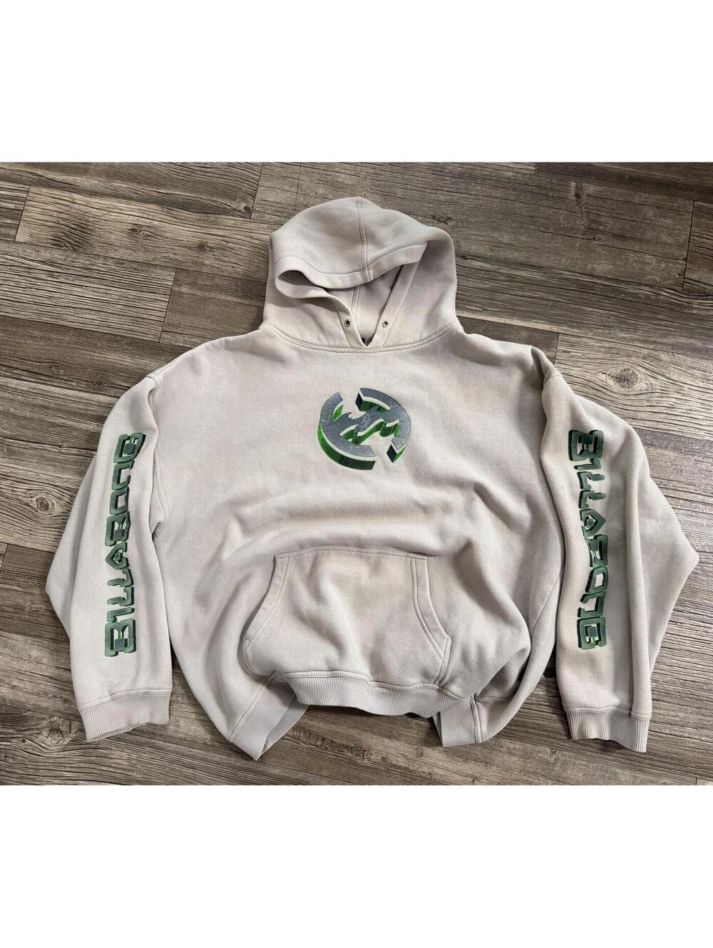 Billabong Men's Vintage Surf Hoodie Sweatshirt 90s/Y2k Sz XL